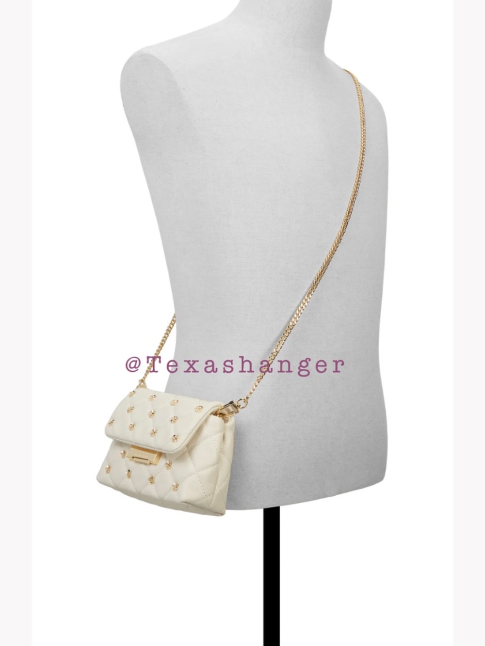 Ted Baker NWT Ginn Pearl Embellished Shoulder Bag White Bone